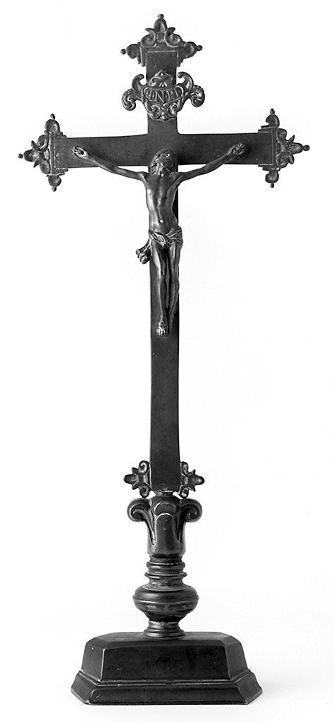 Cristo crocifisso (croce da tavolo) - bottega toscana (sec. XVII)