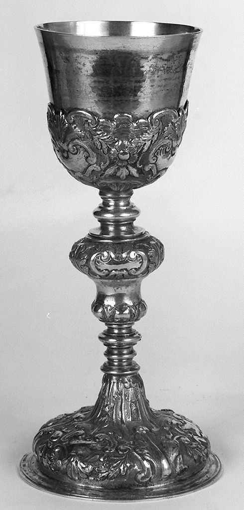 motivi decorativi vegetali (calice) - ambito italiano (sec. XVIII)