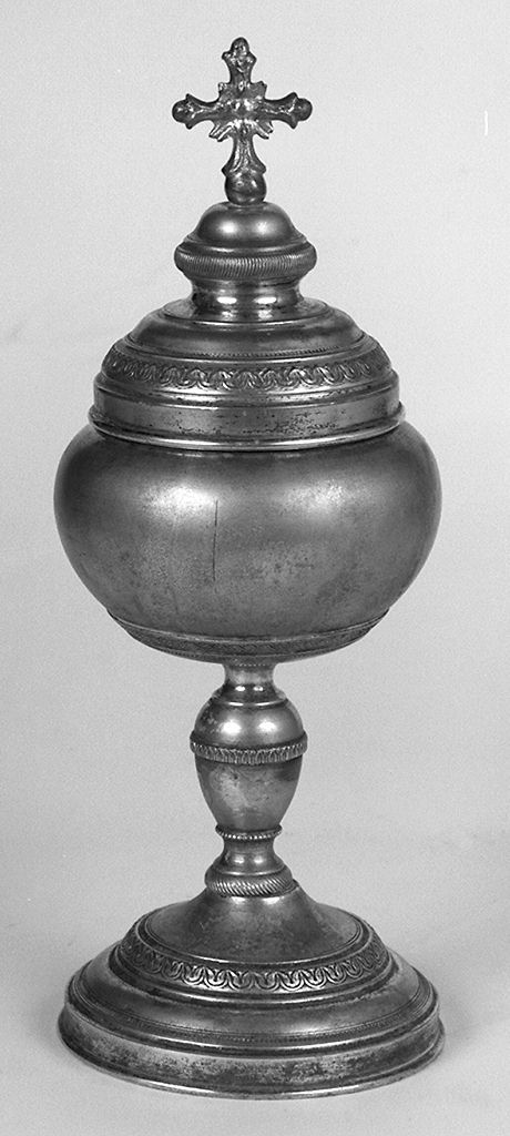 pisside - bottega italiana (secc. XIX/ XX)