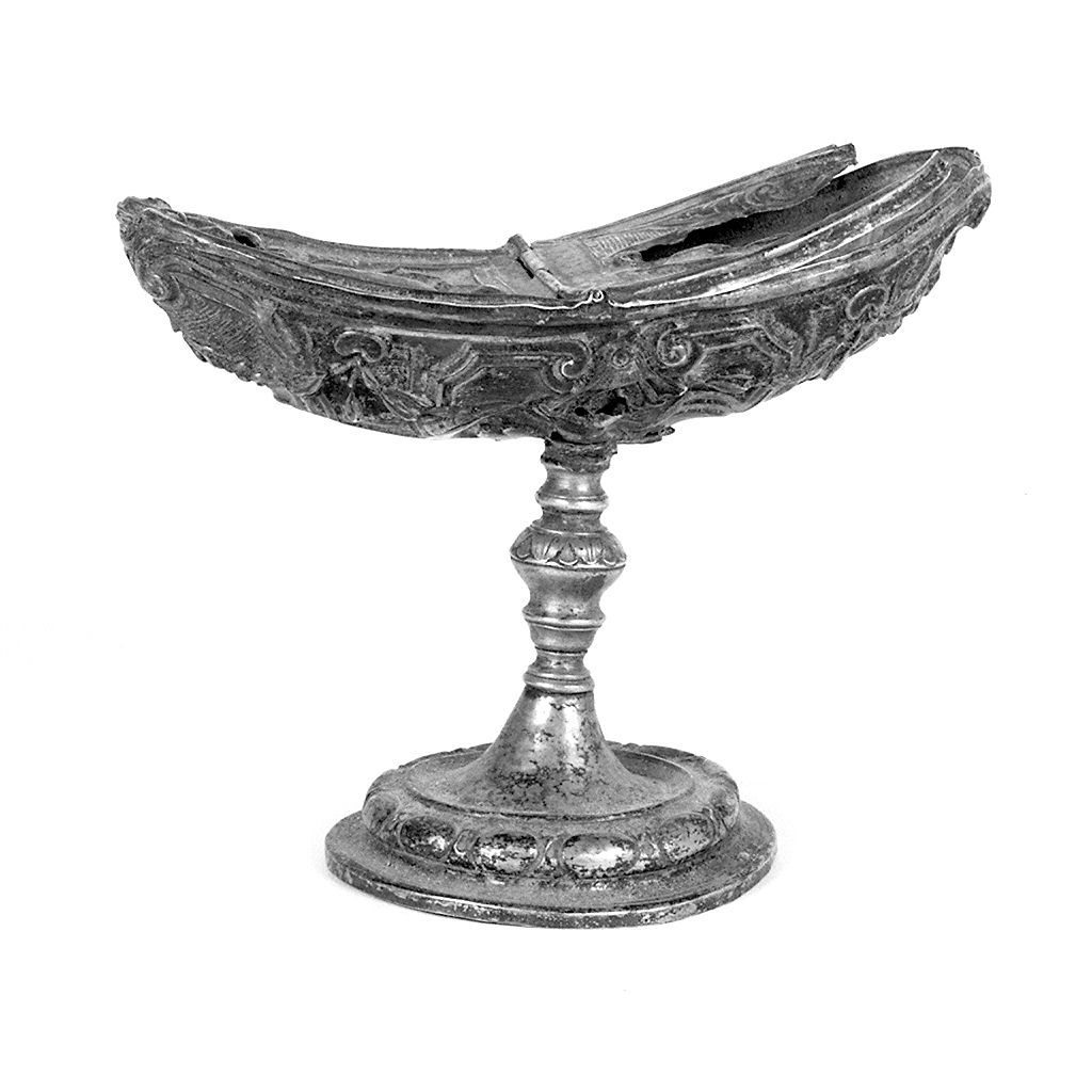 navicella portaincenso - bottega italiana (sec. XVIII)