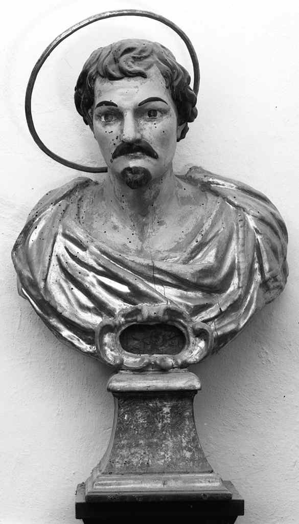 Santo (reliquiario - a busto) - bottega toscana (sec. XVII)