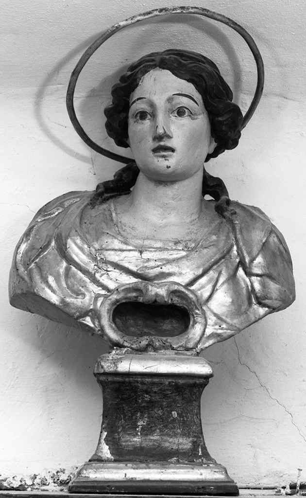 Santa (reliquiario - a busto) - bottega toscana (sec. XVII)