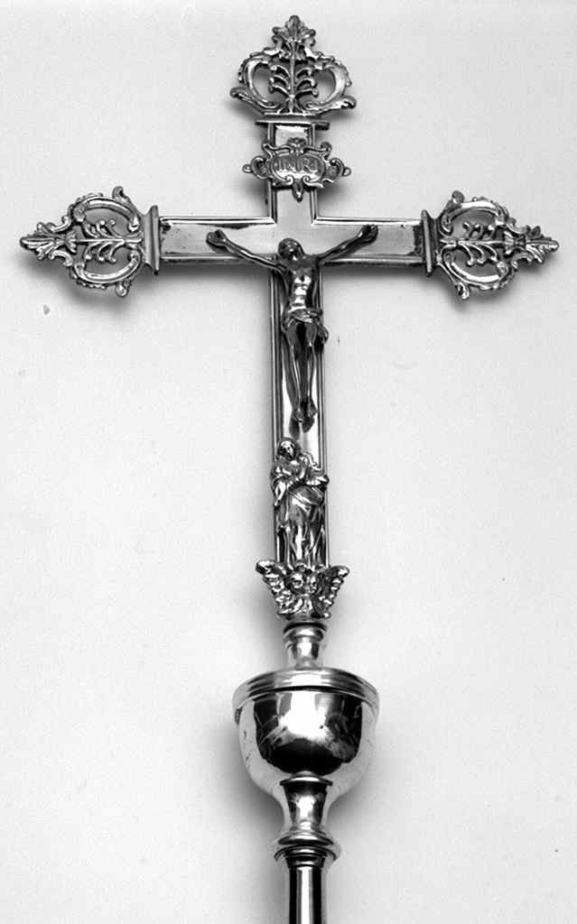 Cristo crocifisso (croce processionale) - bottega toscana (sec. XIX)