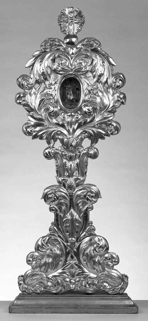 motivi decorativi vegetali (reliquiario - a ostensorio, serie) - bottega toscana (seconda metà sec. XVIII)