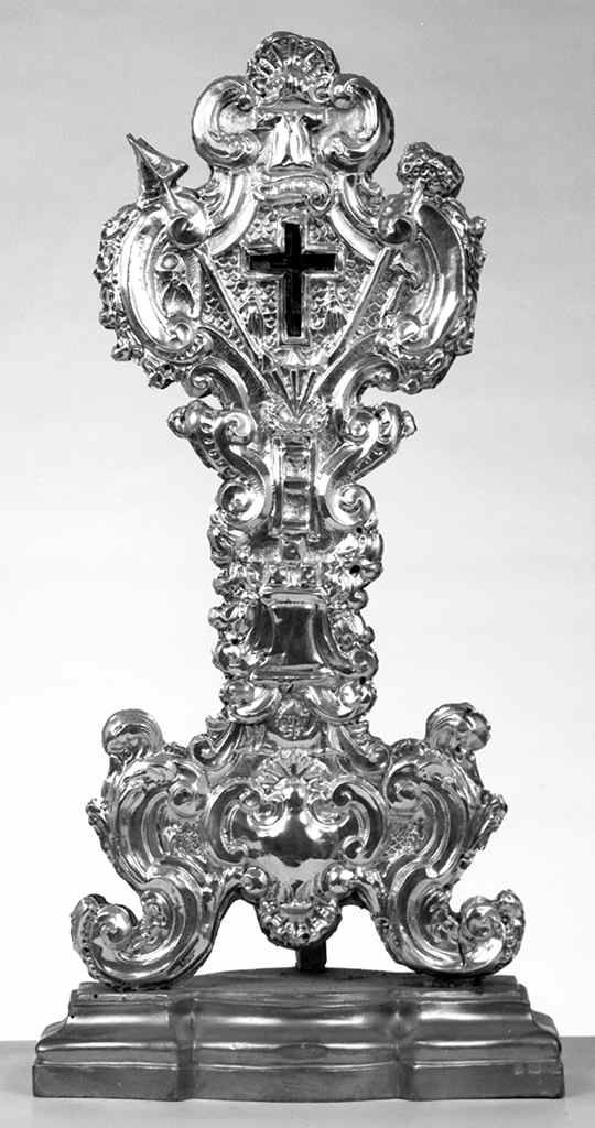 reliquiario - a ostensorio - bottega toscana (sec. XVIII)