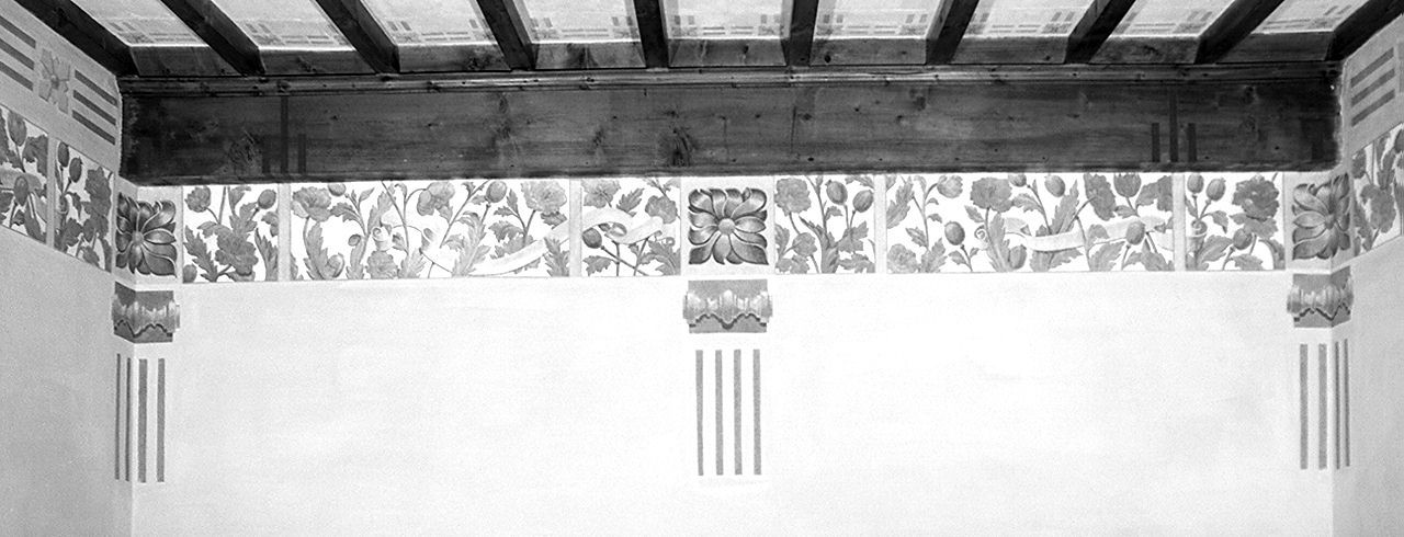 decorazione pittorica, complesso decorativo - ambito fiorentino (sec. XX)