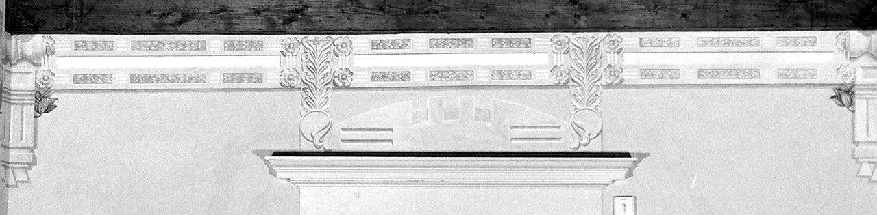 motivo decorativo floreale (decorazione pittorica, complesso decorativo) - ambito fiorentino (sec. XX)