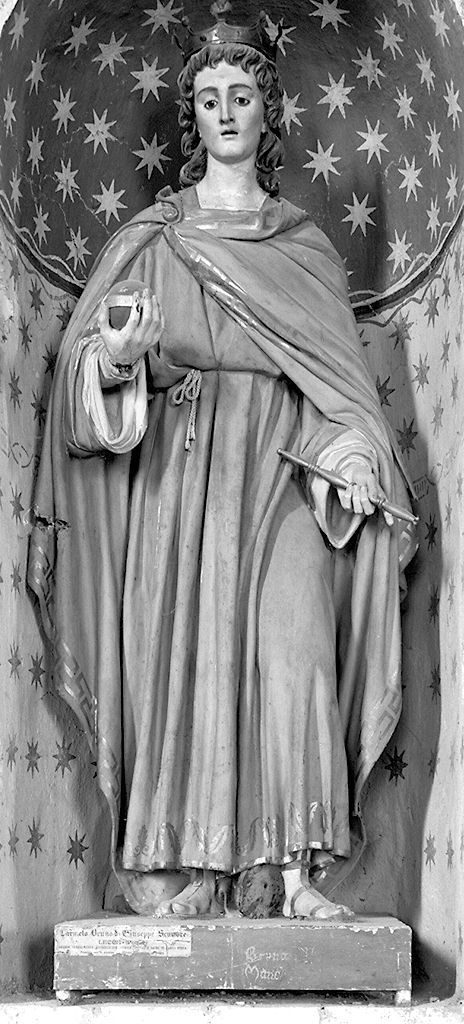 San Sigismondo (statua) di Bruno Carmelo (prima metà sec. XX)