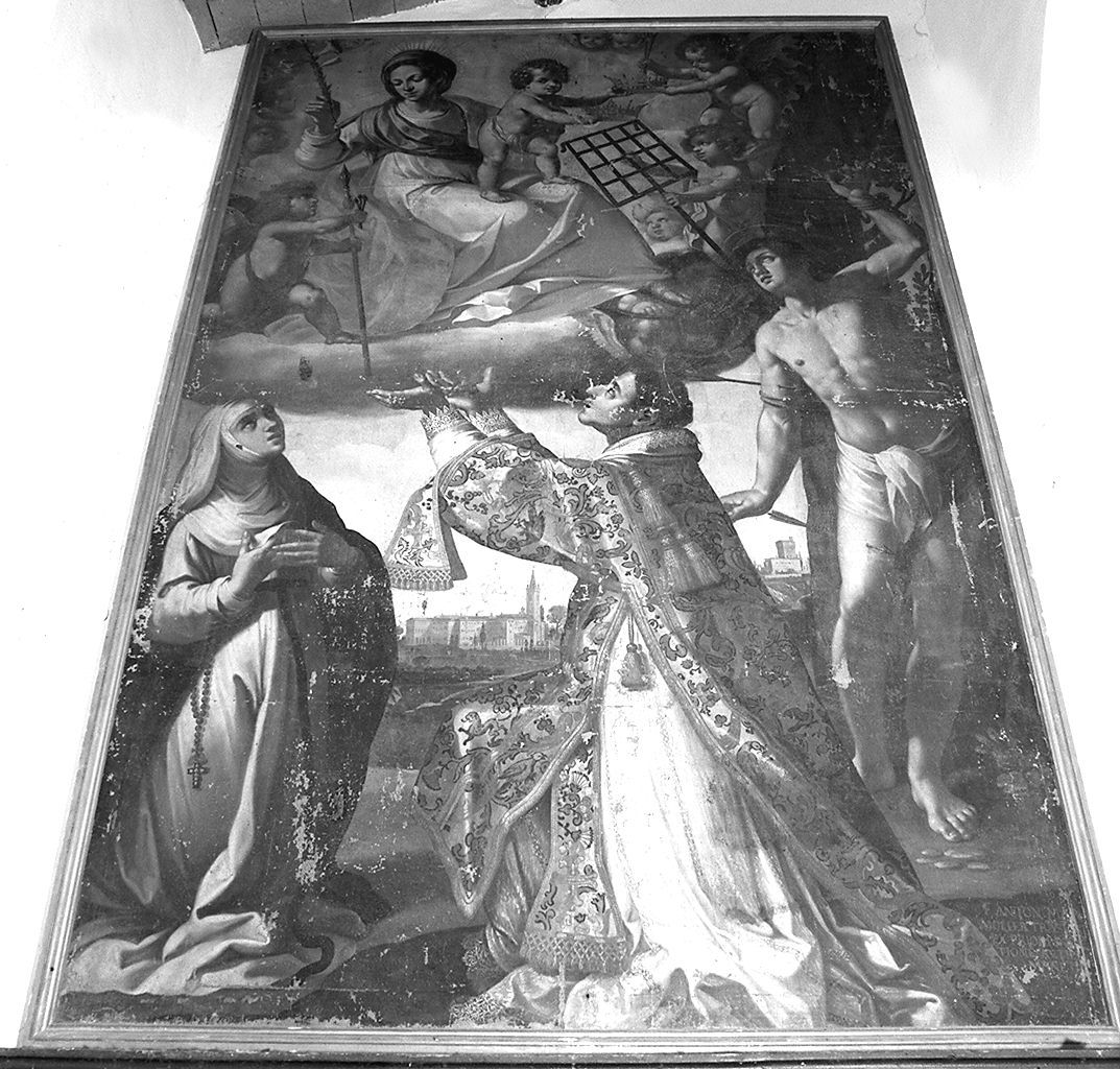 Santi (dipinto) di Moller Antonio Maria il giovane (seconda metà sec. XVII)