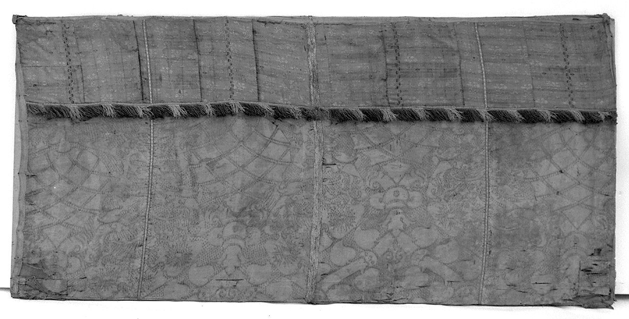 motivo decorativo floreale (paliotto) - manifattura italiana (secc. XVI/ XVII)