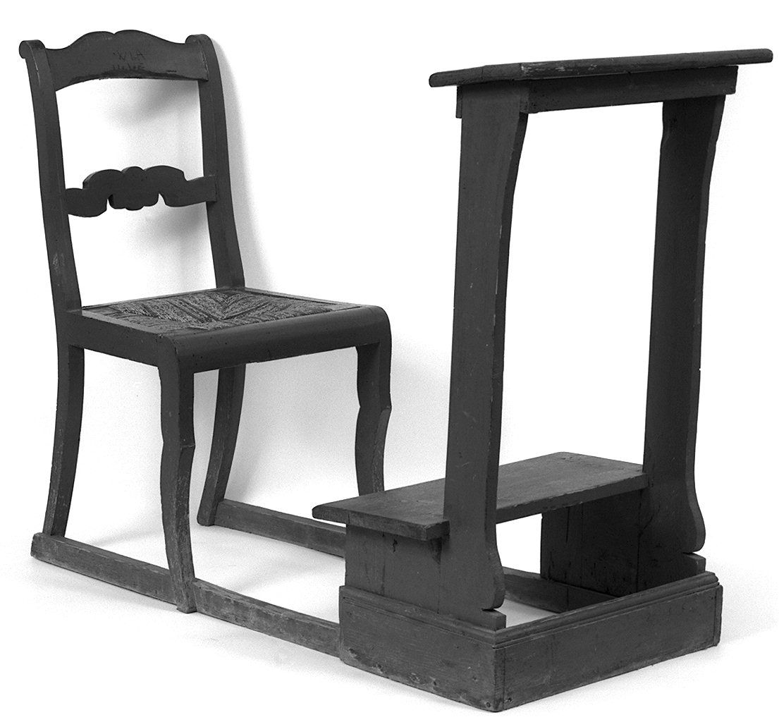 sedia-inginocchiatoio - bottega senese (sec. XIX)