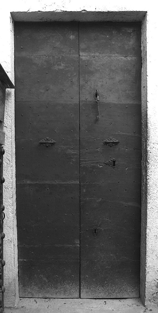 porta - a due battenti, serie - bottega toscana (sec. XVIII)