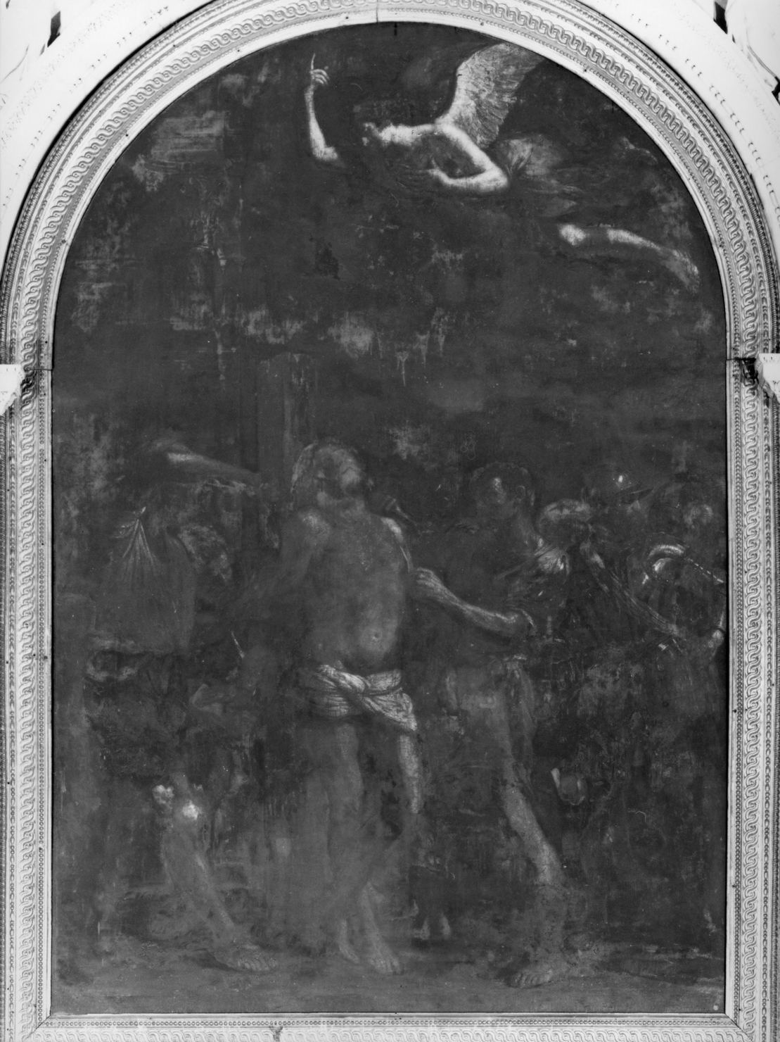 martirio di San Bartolomeo (dipinto, elemento d'insieme) di Barbieri Giovan Francesco detto Guercino (sec. XVII)