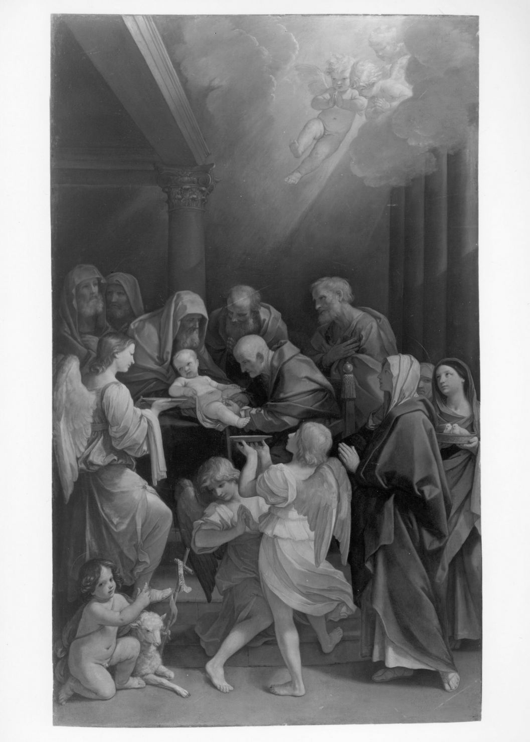 circoncisione di Gesù Bambino (dipinto, elemento d'insieme) di Reni Guido (attribuito) (sec. XVII)