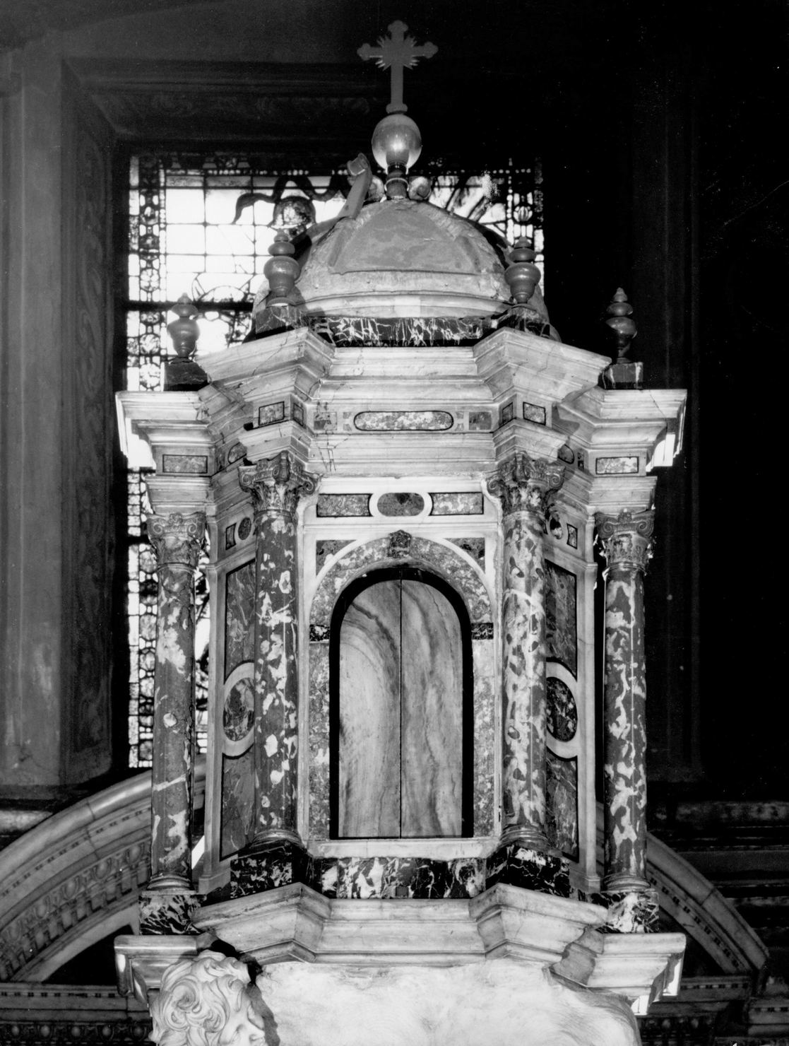 ciborio, elemento d'insieme di Mazzuoli Giuseppe il Vecchio (attribuito) (sec. XVII)