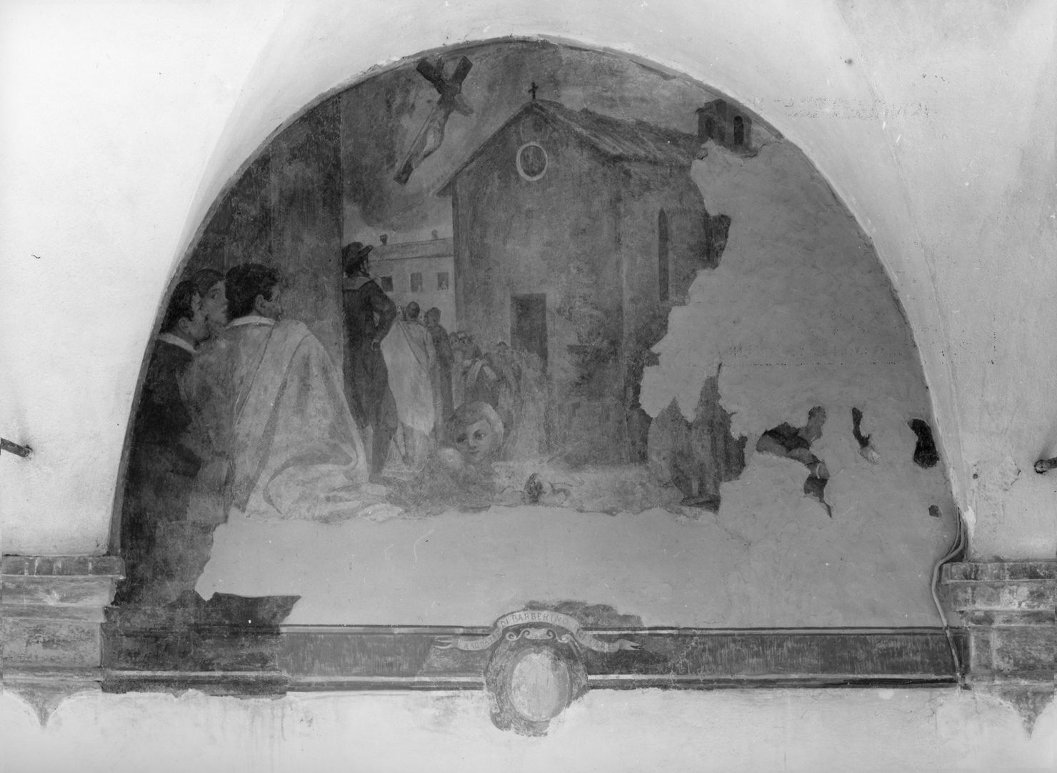 predica di San Francesco d'Assisi (dipinto, ciclo) di Ferrucci Nicodemo (attribuito) (sec. XVII)