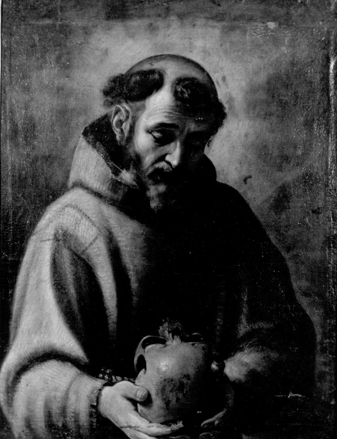 San Francesco d'Assisi in preghiera (dipinto) - ambito senese (primo quarto sec. XVII)