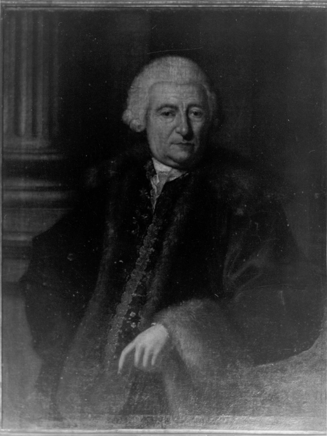 ritratto d'uomo (dipinto) - ambito senese (seconda metà sec. XVIII)