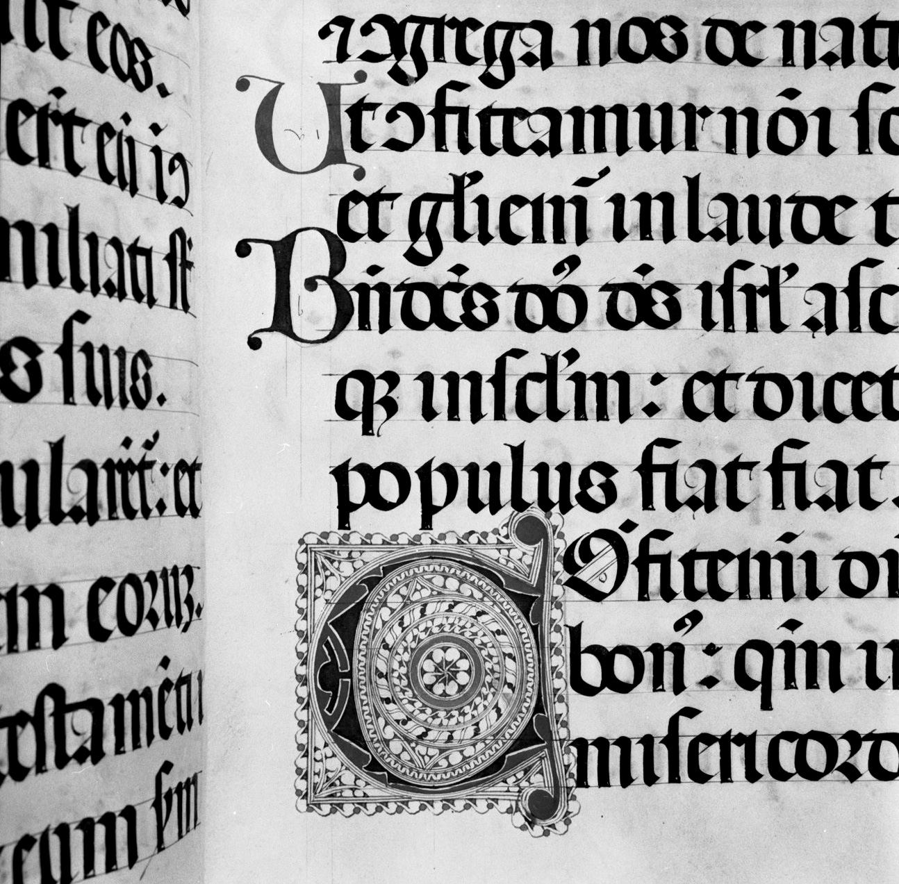 salterio, elemento d'insieme - ambito italiano, ambito senese (sec. XV, sec. XV)