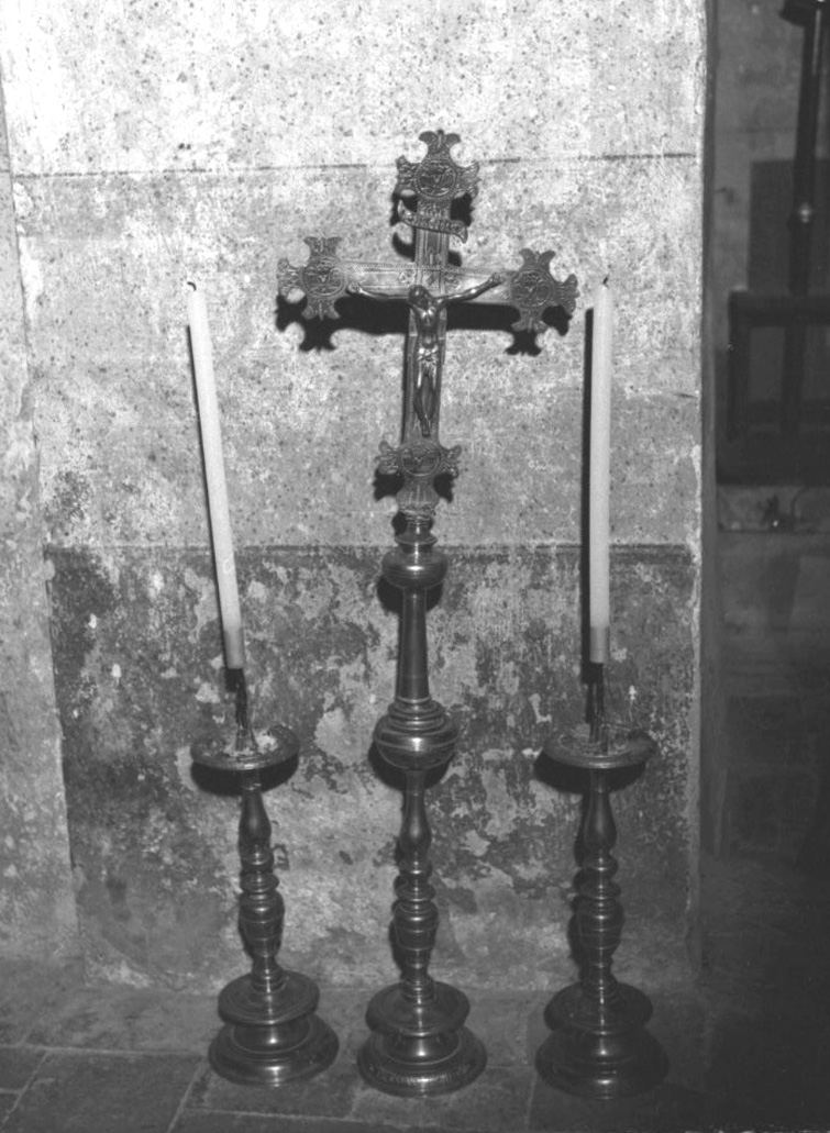 Cristo crocifisso (croce d'altare) - bottega toscana (sec. XVII)