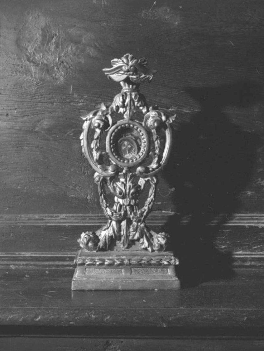 reliquiario - a ostensorio - bottega toscana (sec. XIX)