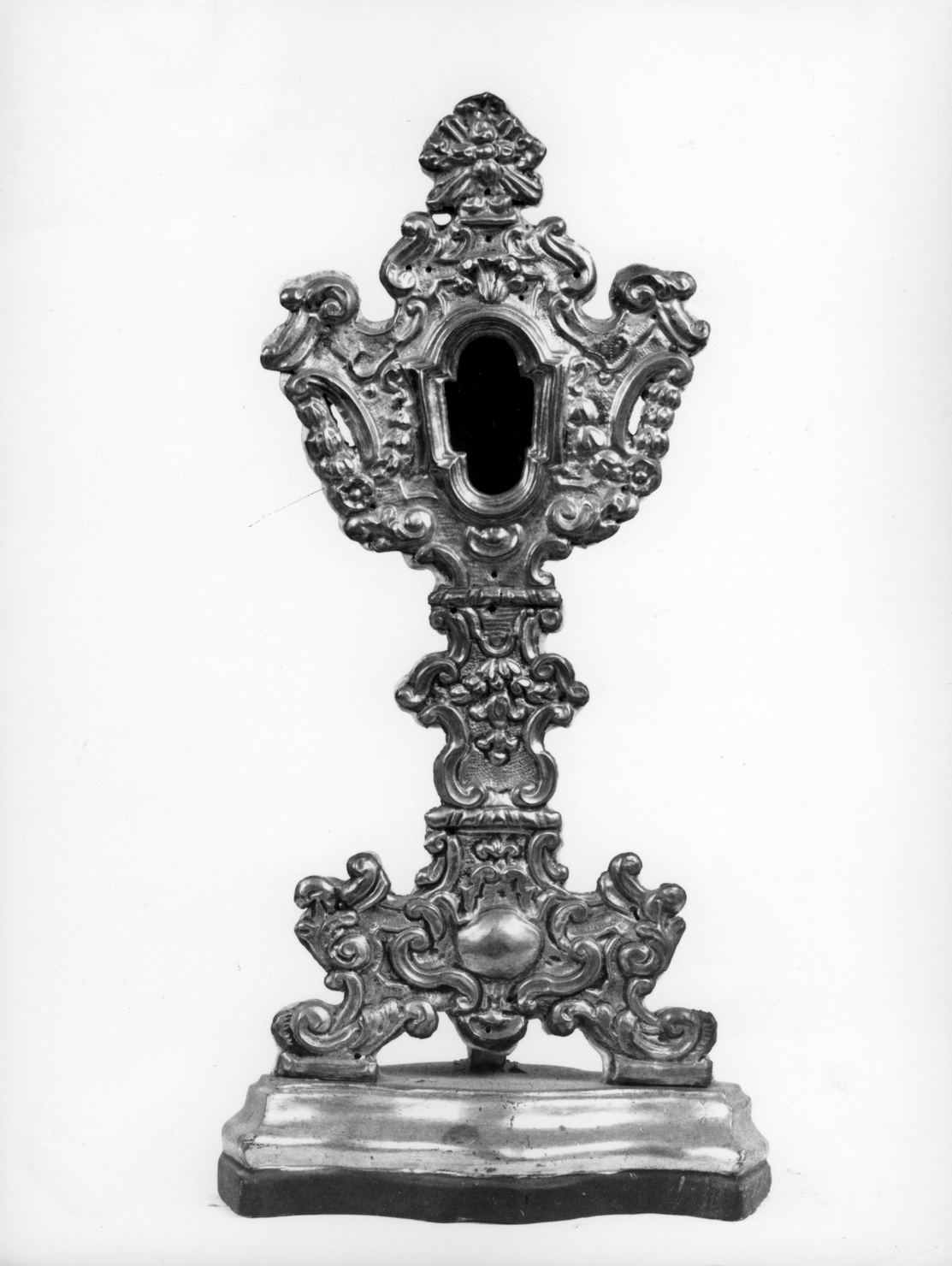 reliquiario - a ostensorio - bottega toscana (seconda metà sec. XVIII)