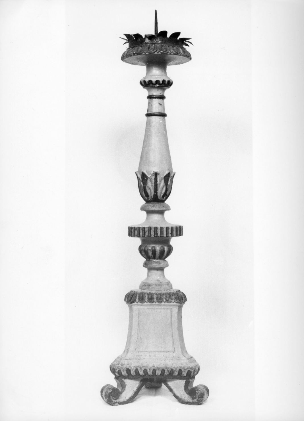 candeliere, serie - bottega toscana (seconda metà sec. XVIII)