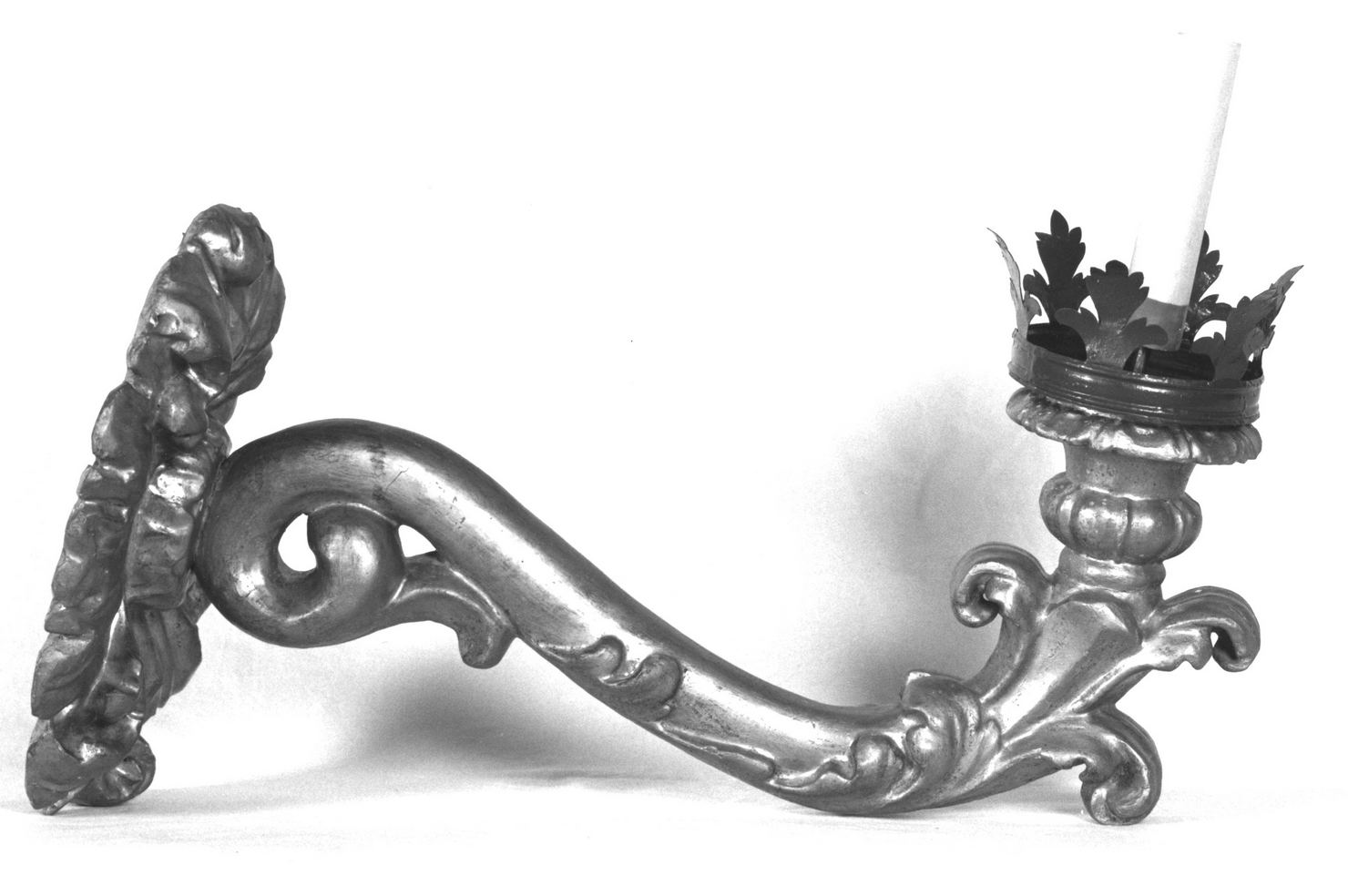 candelabro - bottega toscana (primo quarto sec. XVIII)