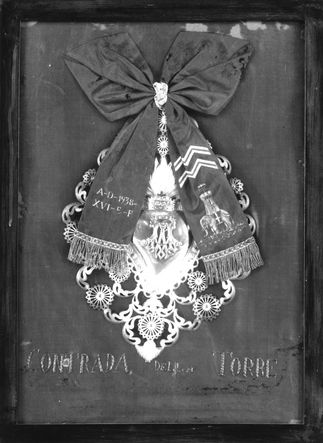 Sacro Cuore di Gesù (ex voto) - produzione senese (sec. XX)