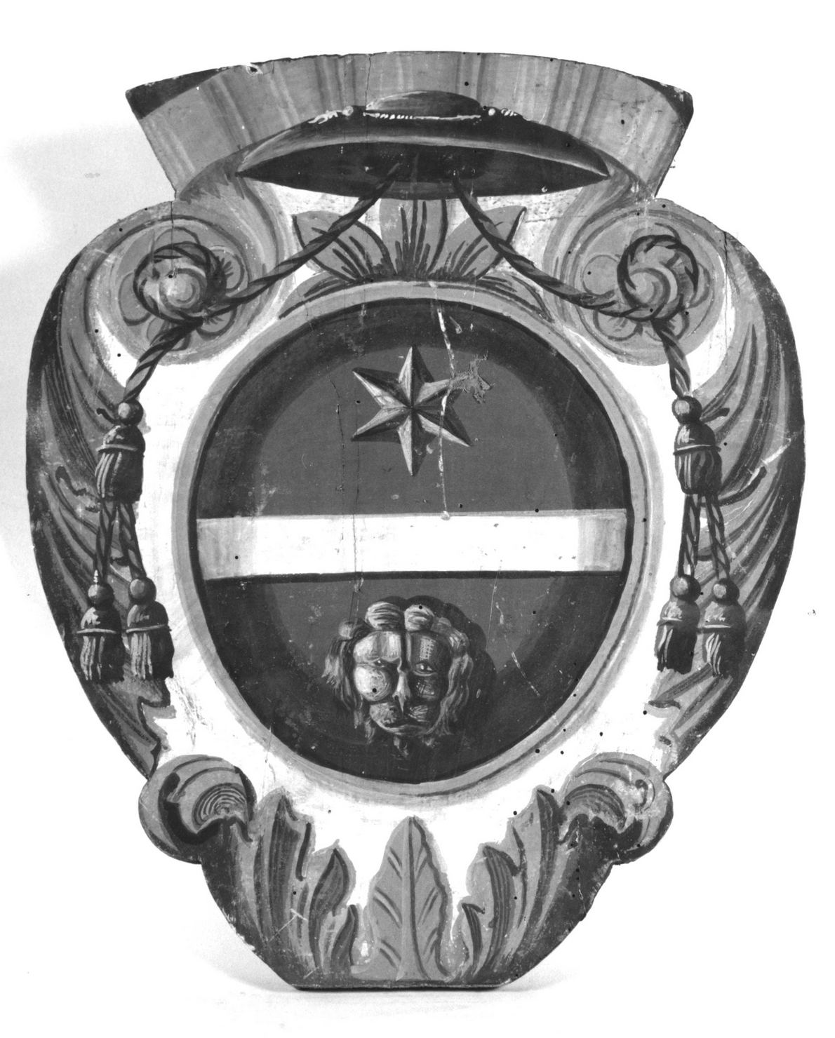 stemma gentilizio di don Carlo Gori (dipinto, elemento d'insieme) - ambito senese (sec. XIX)