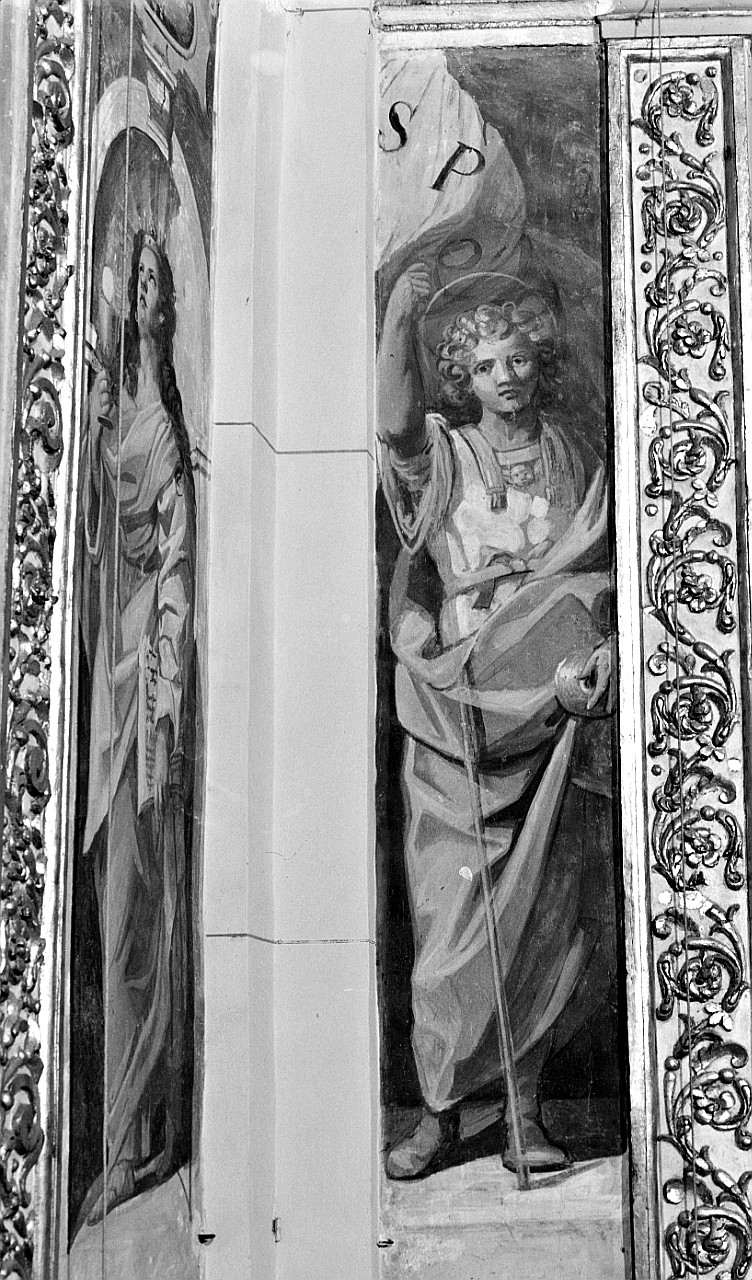 Santa Giustina e Sant'Ansano (dipinto, elemento d'insieme) di Vanni Raffaello (sec. XVII)