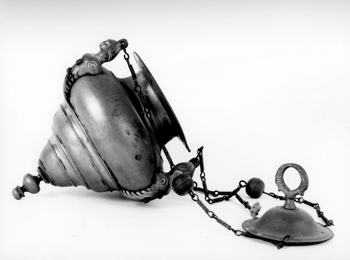 lampada pensile - bottega italiana (prima metà sec. XVIII)