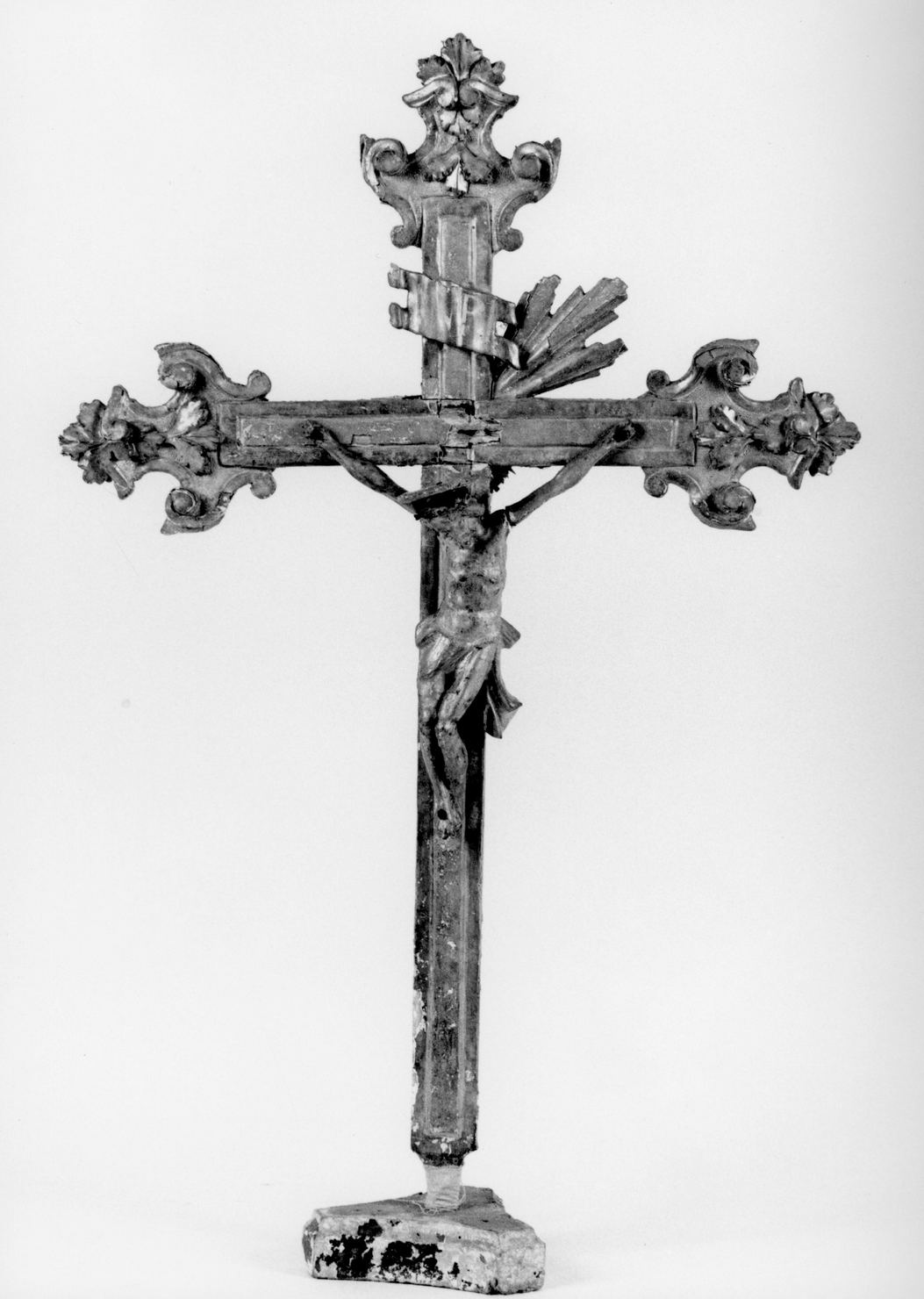 Cristo crocifisso (croce d'altare) - bottega italiana (prima metà sec. XIX)