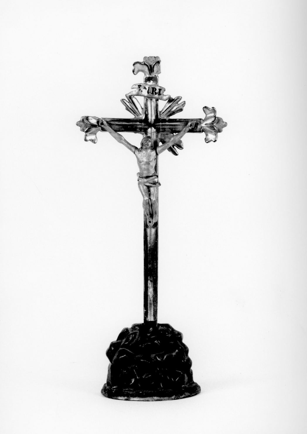 Cristo crocifisso (croce da tavolo) - bottega italiana (sec. XIX)