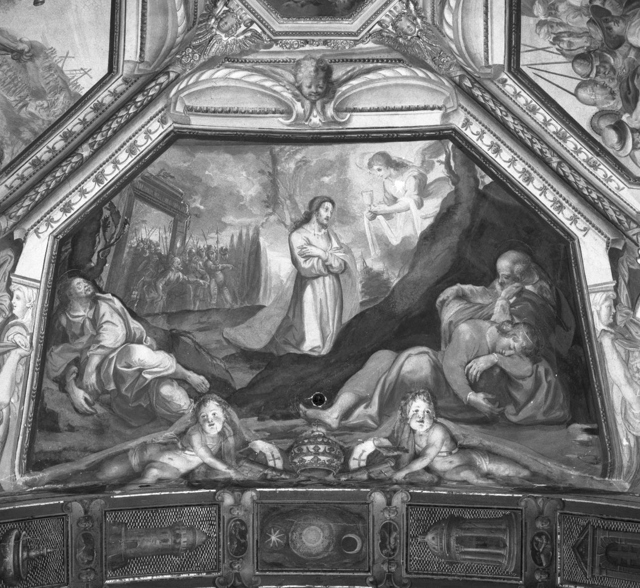 orazione di Cristo nell'orto di Getsemani (dipinto, elemento d'insieme) - ambito fiorentino (fine/inizio secc. XVI/ XVII)