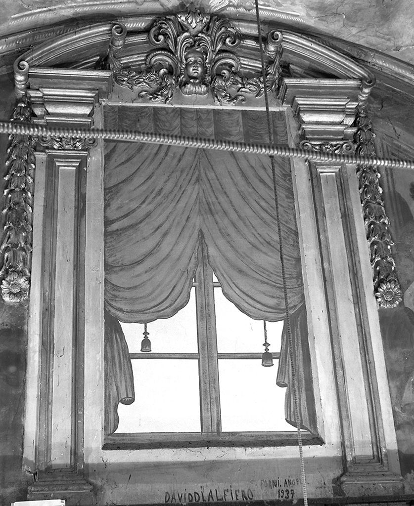 finta finestra (dipinto, serie) - ambito senese (sec. XIX)