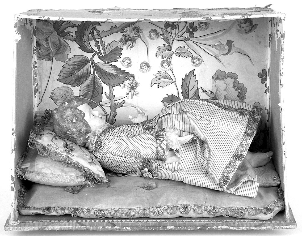 Gesù Bambino (statuetta devozionale) - bottega senese (sec. XIX)