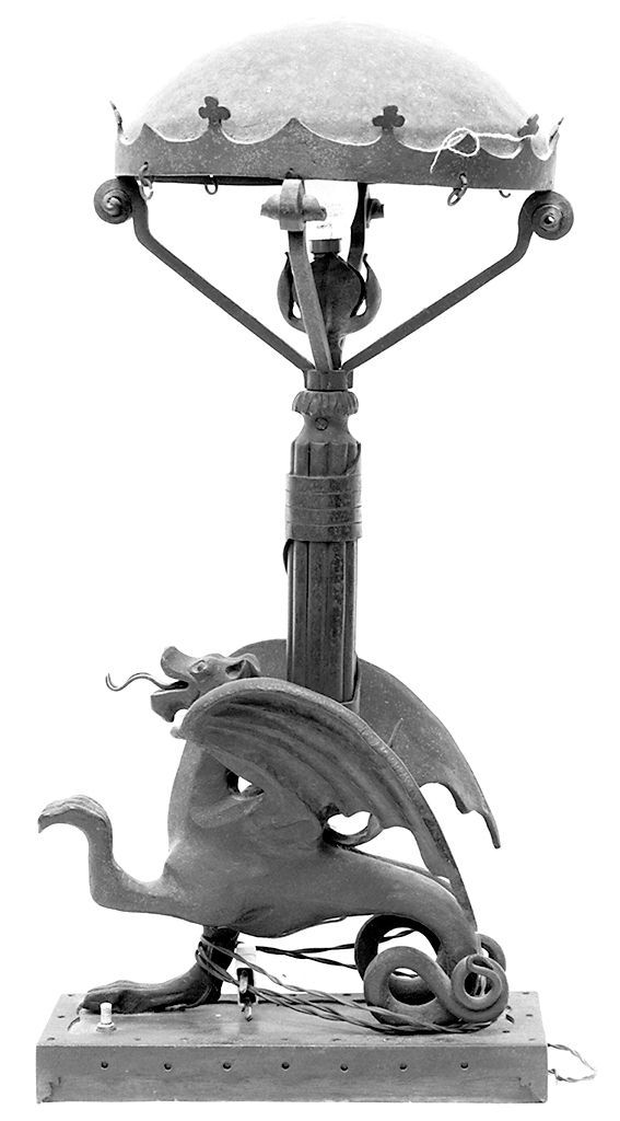 lampada da tavolo - produzione italiana (sec. XX)