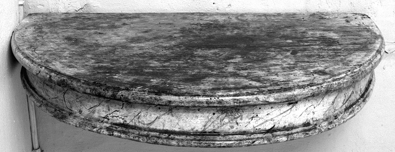 motivo decorativo a finto marmo (mensola, serie) - bottega senese (prima metà sec. XIX)