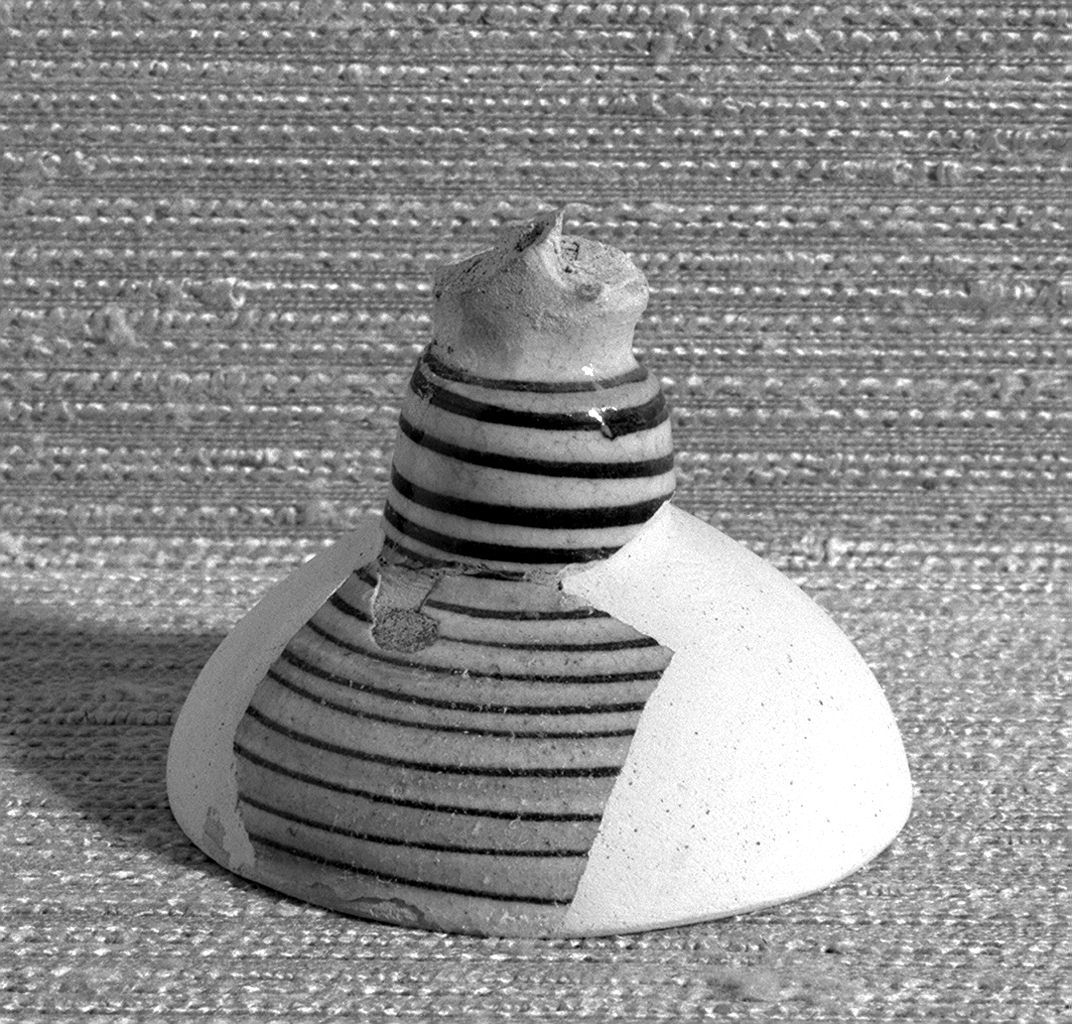 motivo decorativo geometrico (campanello) - manifattura senese (inizio sec. XVI)