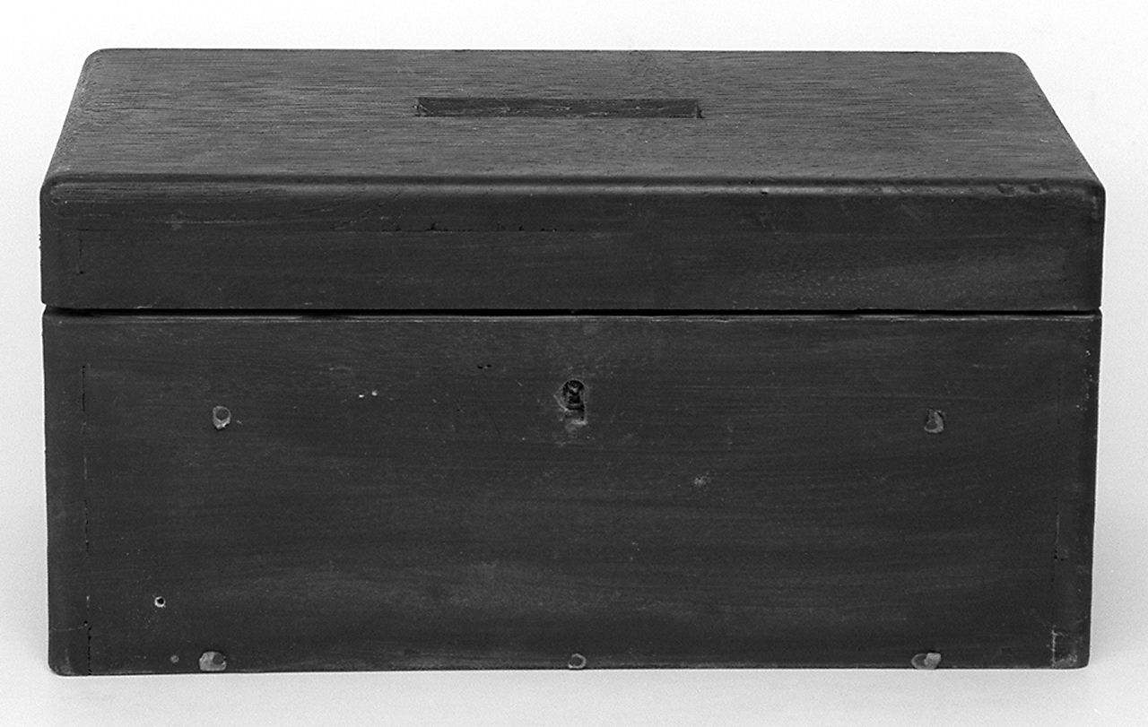 cassetta per elemosine - bottega senese (prima metà sec. XX)