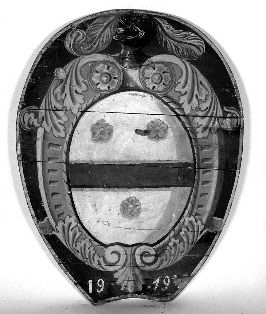 stemma gentilizio (dipinto) - ambito senese (sec. XX)