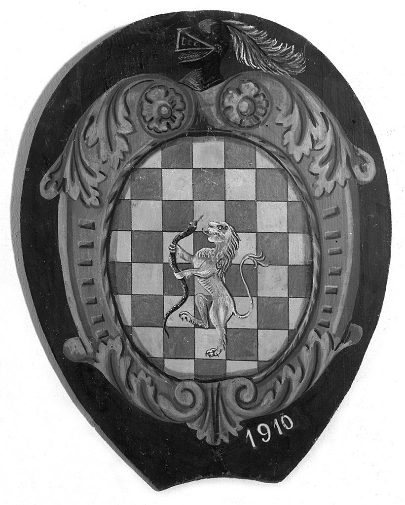 stemma gentilizio di Silvestro Gianneli (dipinto) - ambito senese (sec. XX)