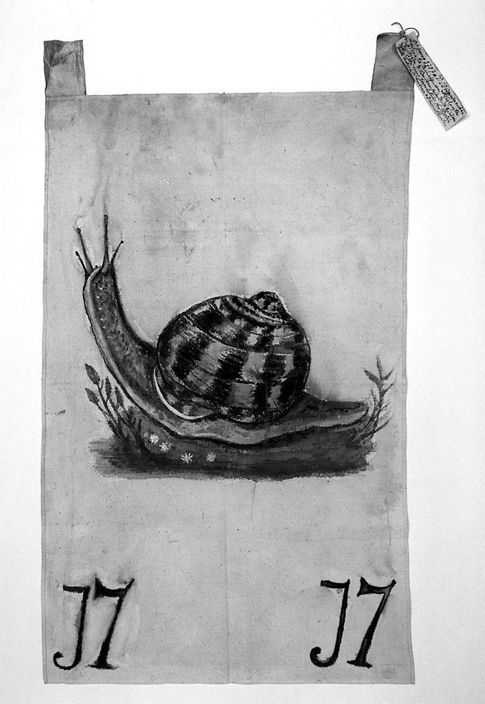 stendardo - ambito senese (sec. XVIII)