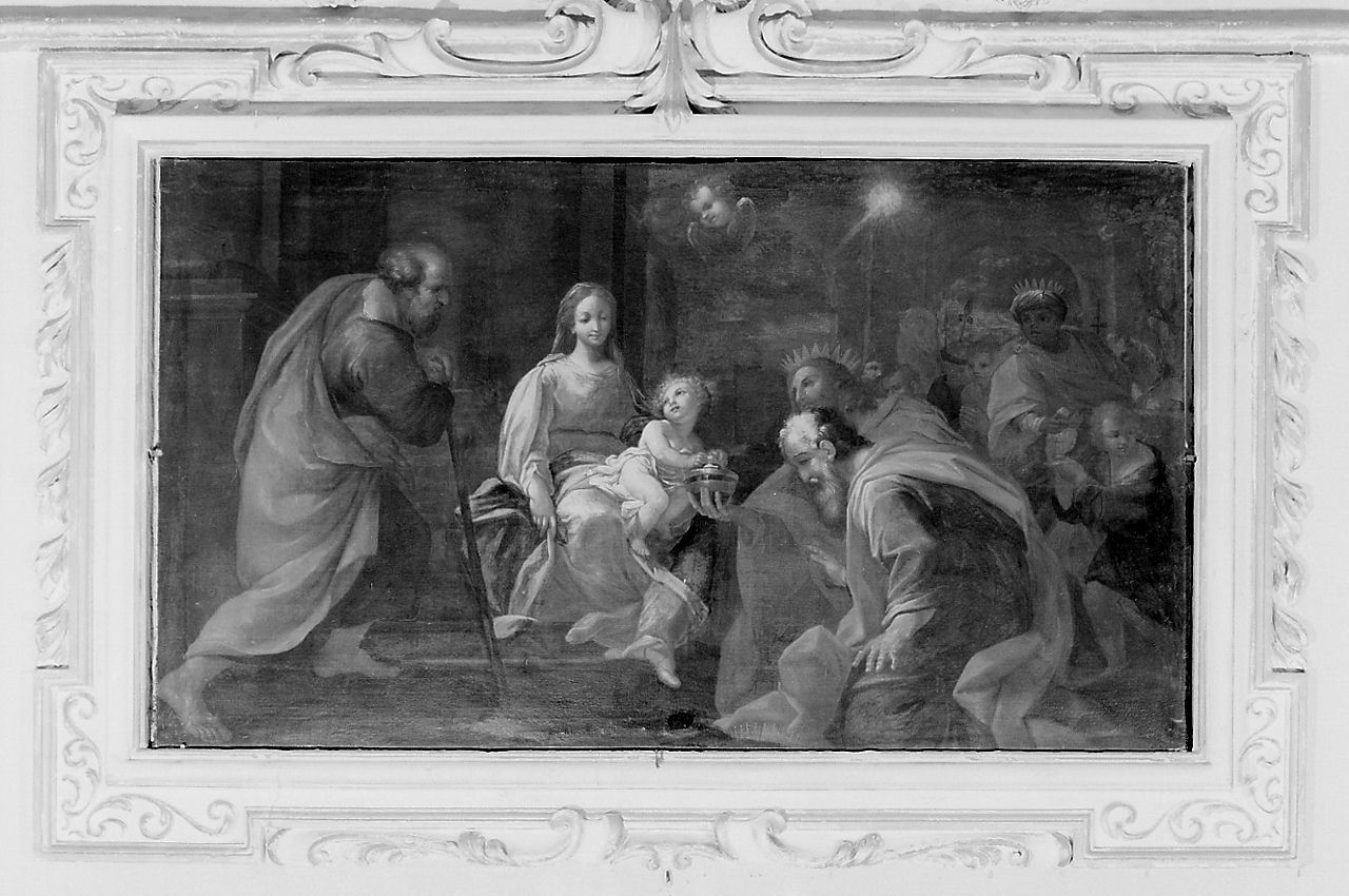 adorazione dei pastori (dipinto) di Mazzuoli Annibale (primo quarto sec. XVIII)