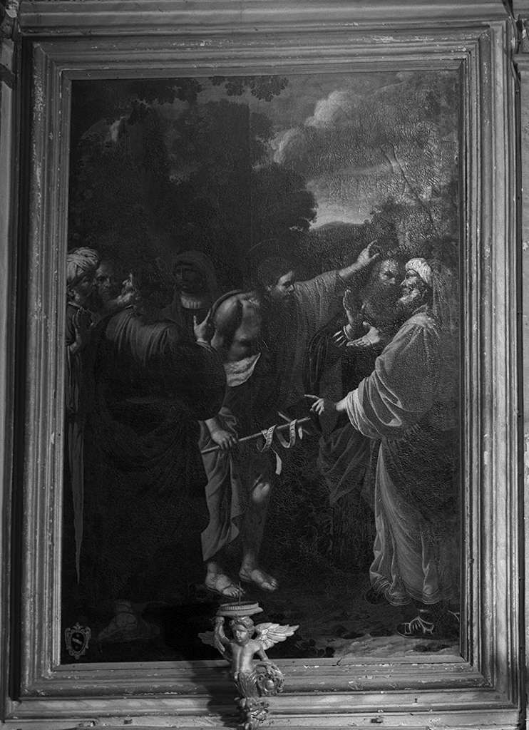 San Giovanni Battista indica Cristo alle turbe (dipinto) di Manetti Domenico (sec. XVII)