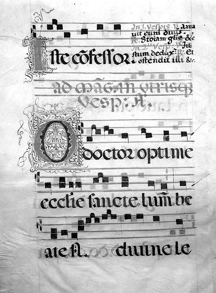 coperta di libro liturgico, elemento d'insieme - bottega toscana (sec. XVI)