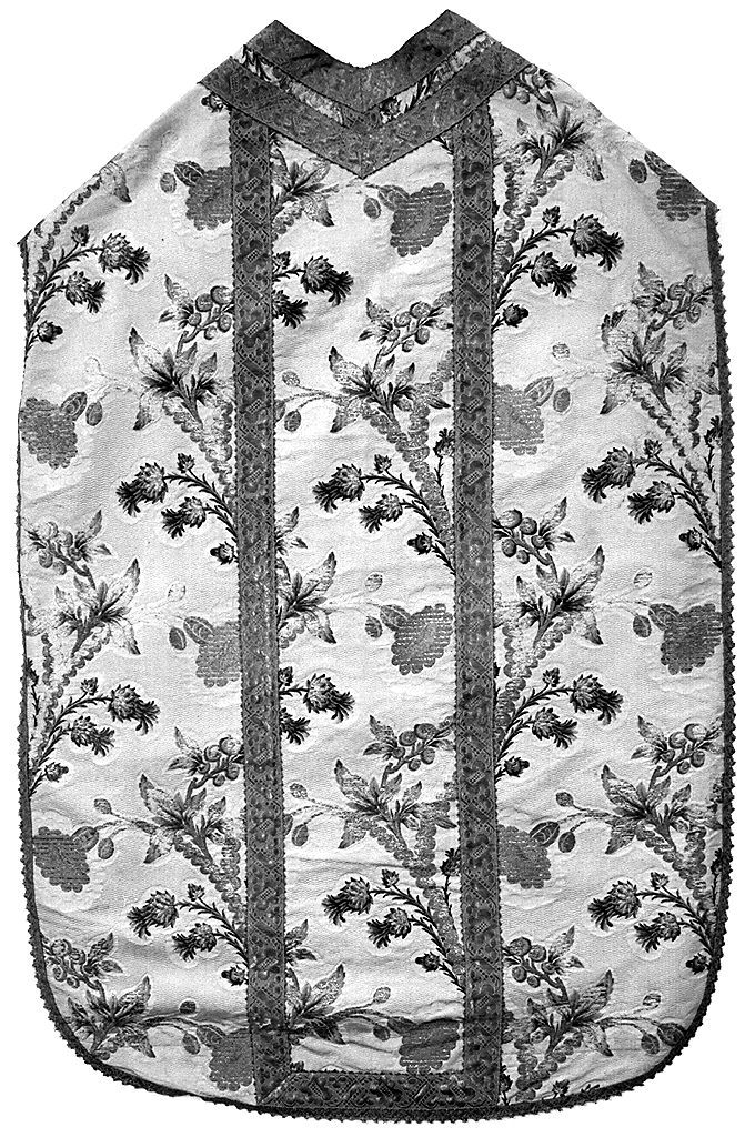 motivi decorativi vegetali (pianeta, elemento d'insieme) - manifattura italiana (seconda metà sec. XVIII)