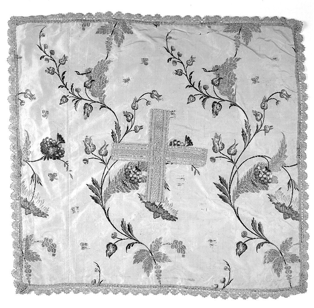 motivi decorativi vegetali (velo di calice, elemento d'insieme) - manifattura italiana (ultimo quarto sec. XVIII)