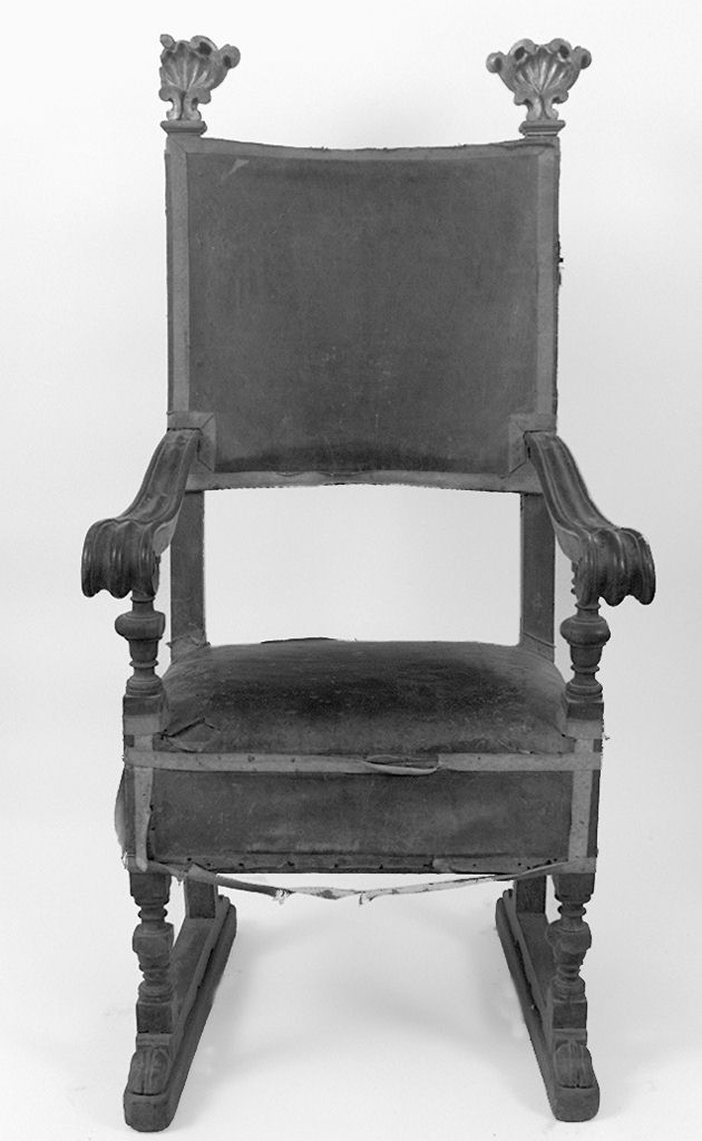 seggiolone - bottega toscana (seconda metà sec. XVII)